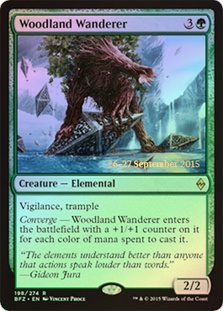 (Promo-Prerelease)Woodland Wanderer/放浪する森林